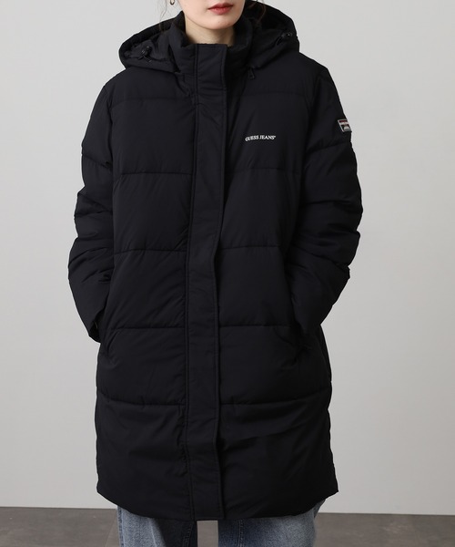 ダウンコート ダウンジャケット GUESS JEANS パファー ロング