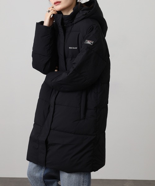 ダウンコート ダウンジャケット GUESS JEANS パファー ロング