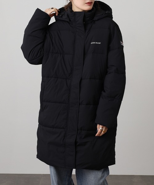 ダウンコート ダウンジャケット GUESS JEANS パファー ロング