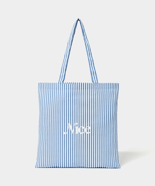 トートバッグ NICE WEATHER トートバッグ 「NICE WEATHER」ストライプ シグネチャー
