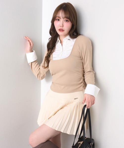 one after another NICE CLAUP スカート 「WEB限定」プレート付き