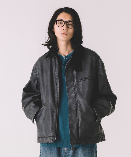 FREAK'S STORE（フリークスストア） レザージャケット LARGE ブラック