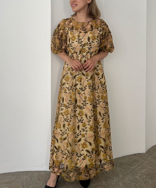 「Dorry Doll」 半袖ワンピース MEDIUM ブルー レディースの画像