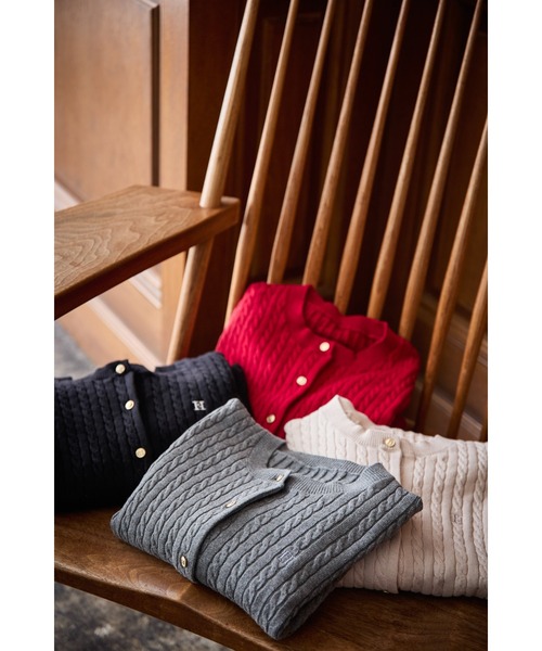 「Her lip to」 ニットアンサンブル S グレー レディース_画像2