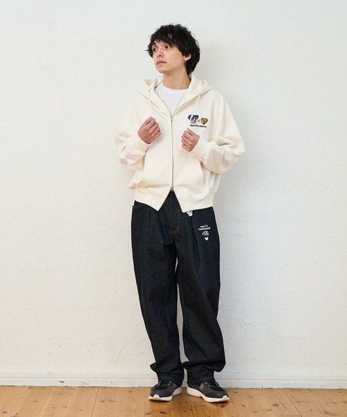 kaoyorinakami パーカー face ballon ziphoodie / フェイスバルーン