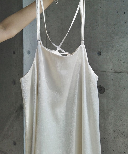 「y/m by RIKA」 キャミソールワンピース FREE アイボリー レディース_画像7