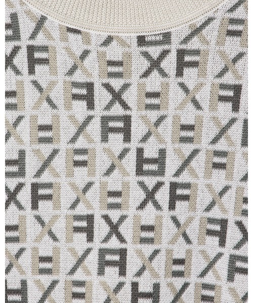 洗練されたデザイン　アルマーニエクスチェンジ　ICON　ニットプルオーバー　XL ARMANI EXCHANGE (アルマーニ エクスチェンジ) ラウンドロゴ クルー