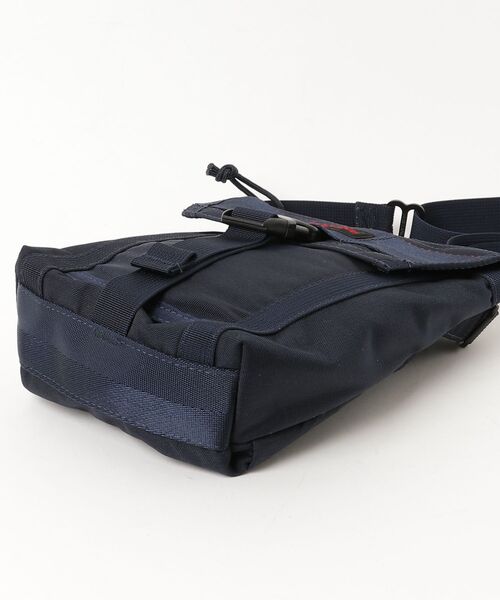 「BRIEFING」 ワンポイントショルダーバッグ - ネイビー メンズ_画像3