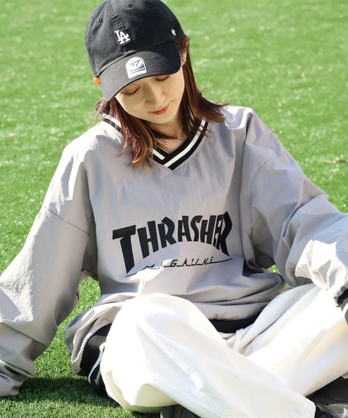 「THRASHER」 ナイロンブルゾン M ブラック メンズ_画像2