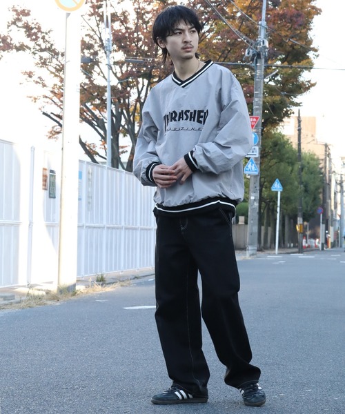 「THRASHER」 ナイロンブルゾン M ブラック メンズ_画像5