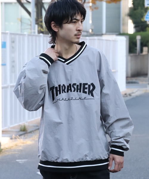 「THRASHER」 ナイロンブルゾン M ブラック メンズ_画像6
