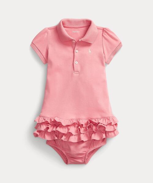 Polo Ralph Lauren Childrenswear ベビー ラッフルド コットン ポロ 