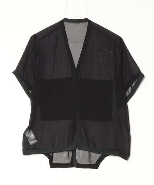 「HELMUT LANG」 半袖シャツ P ブラック レディース_画像2