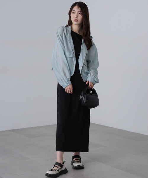 「FREE'S MART」 ノースリーブワンピース MEDIUM ブラック レディース_画像5