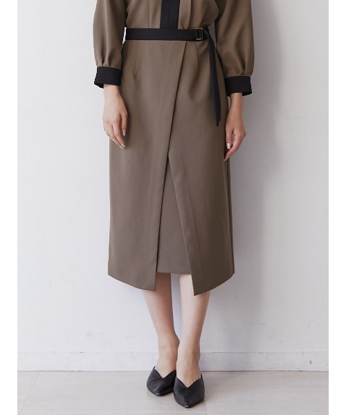 「TONAL」 スカート 36 ネイビー レディース_画像5