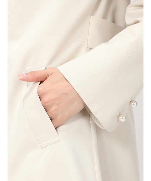 「MISCH MASCH」 トレンチコート S ベージュ レディース_画像9