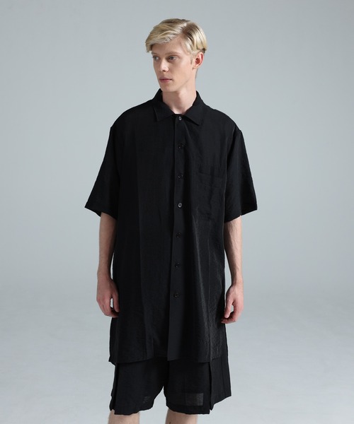 Y-3 シャツ SHORT SLEEVE LONG SHIRT メンズ : ZOZOTOWN Yahoo!店