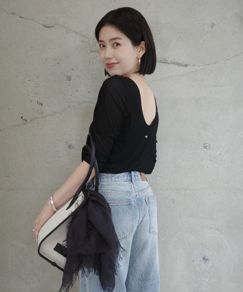 【再お値下げ】美品♡試着のみ♡anuans♡シアートップス 再お値下げ】美品♡試着のみ♡anuans♡シアートップス 【公式通販】