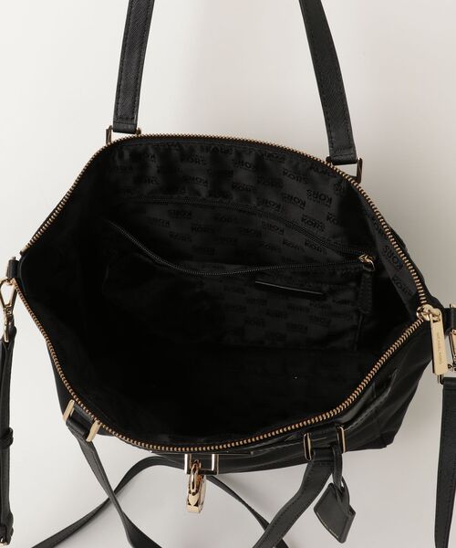 「MICHAEL KORS」 キルティングトートバッグ - ブラック レディースの画像