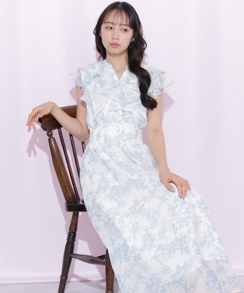 セオリー　ワンピース　JILLTREY　CLUSTER PRINT　花柄　シルク JILL by JILL STUART（ジルバイジルスチュアート） ワンピース