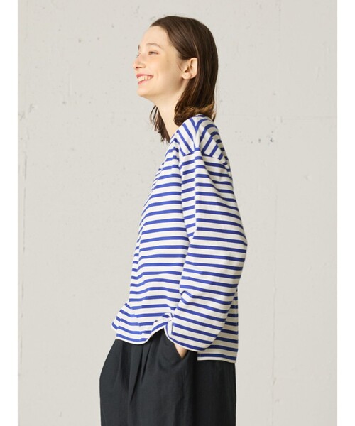 「MidiUmi」 長袖カットソー FREE レッド レディース_画像6