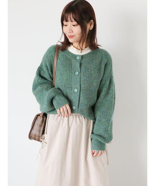 「ehka sopo」 カーディガン F ネイビー レディース_画像4