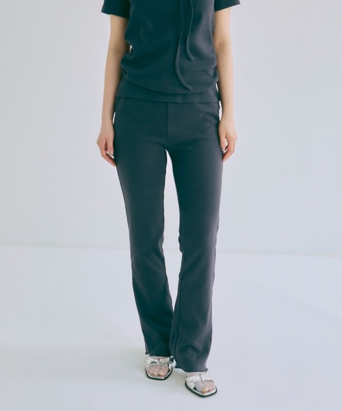 パンツ Rib Flare Pants レディースの画像