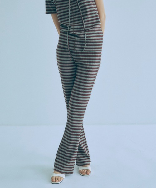 パンツ Rib Flare Pants レディースの画像