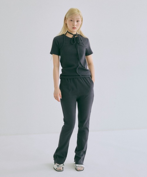 パンツ Rib Flare Pants レディースの画像