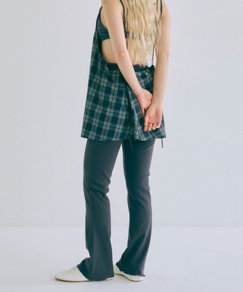 パンツ Rib Flare Pants レディースの画像