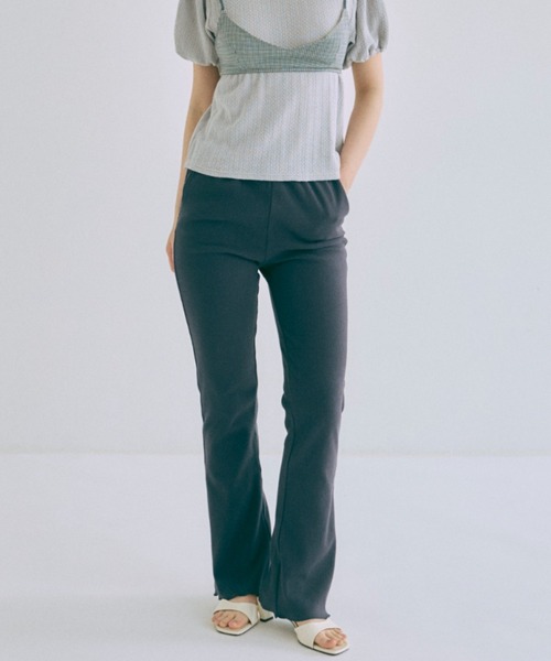 パンツ Rib Flare Pants レディースの画像