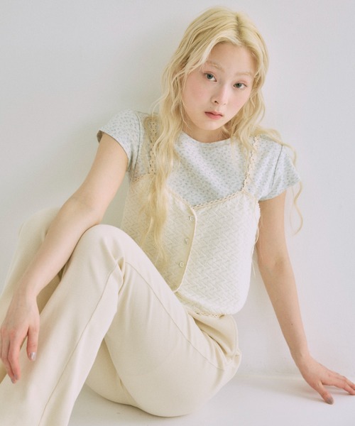 パンツ Rib Flare Pants レディースの画像