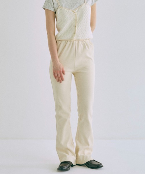 パンツ Rib Flare Pants レディースの画像