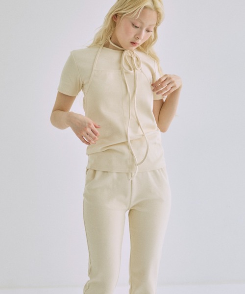 パンツ Rib Flare Pants レディースの画像