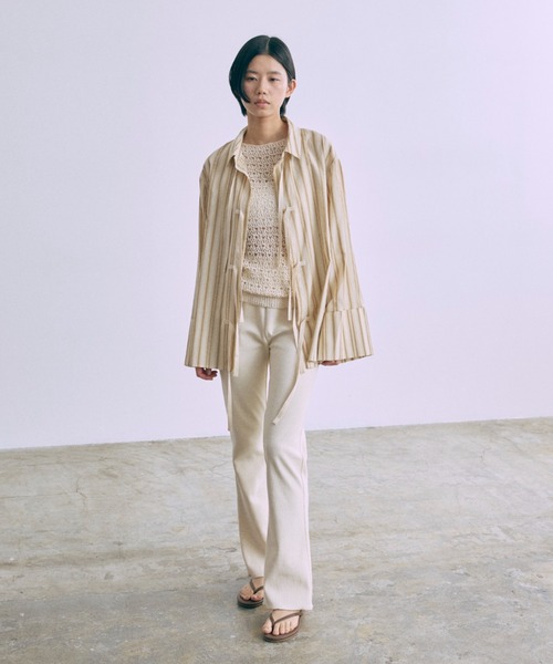 パンツ Rib Flare Pants レディースの画像
