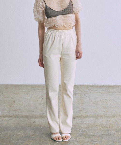 パンツ Rib Flare Pants レディースの画像