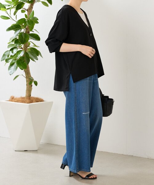BEARDSLEY（ビアズリー） コート アウター ストレッチジョーゼット