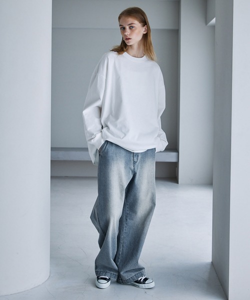 「SERACE」 デニムパンツ S インディゴブルー メンズ_画像2