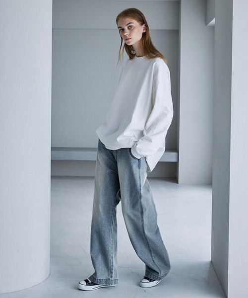 「SERACE」 デニムパンツ S インディゴブルー メンズ_画像4