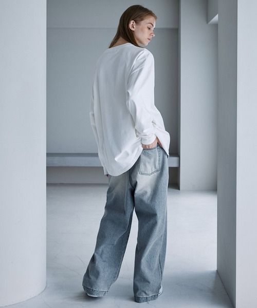 「SERACE」 デニムパンツ S インディゴブルー メンズ_画像7