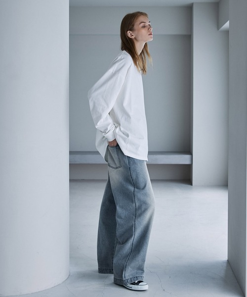 「SERACE」 デニムパンツ S インディゴブルー メンズ_画像8