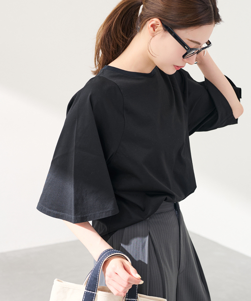 FRAMeWORK（フレームワーク） tシャツ フレアスリーブTee レディース