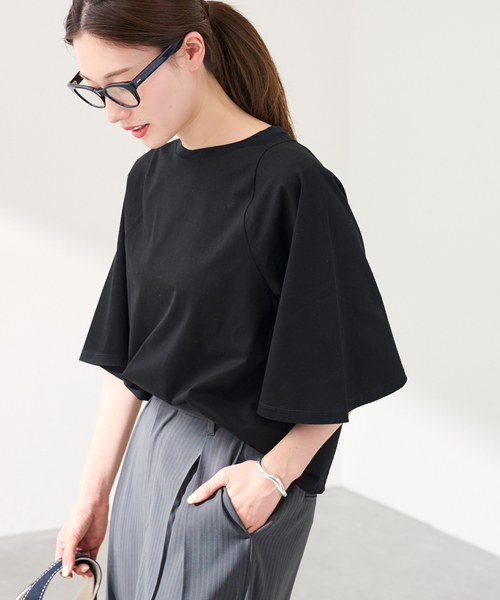FRAMeWORK（フレームワーク） tシャツ フレアスリーブTee レディース