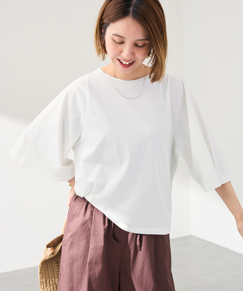 FRAMeWORK（フレームワーク） tシャツ フレアスリーブTee レディース