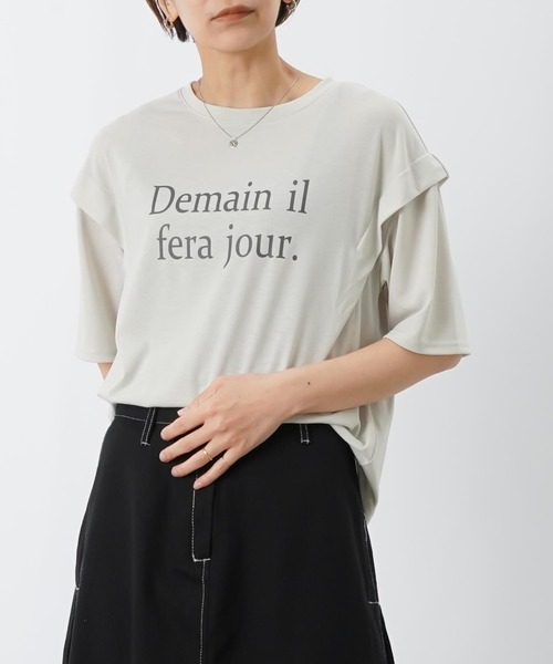 LADY LUCK LUCA（レディラックルカ） tシャツ LC/LLL MVS天竺肩タック5