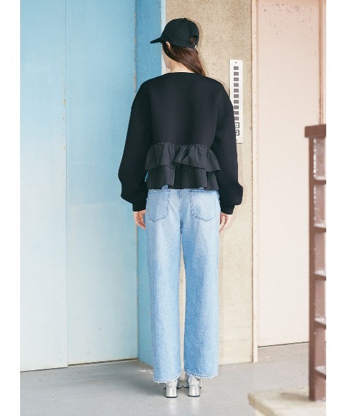 「COEL」 「upperhights」デニムパンツ 24 ブルー レディース_画像7