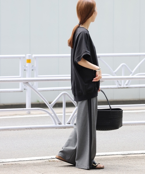 「JOURNAL STANDARD relume」 半袖カットソー FREE ブラック レディース_画像4