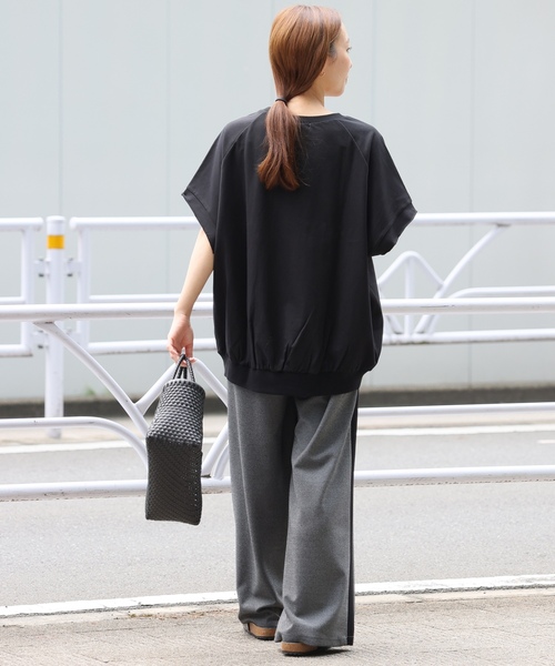 「JOURNAL STANDARD relume」 半袖カットソー FREE ブラック レディース_画像5