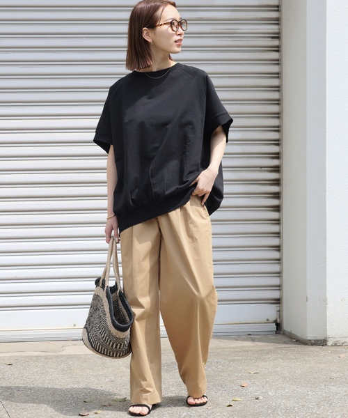 「JOURNAL STANDARD relume」 半袖カットソー FREE ブラック レディース_画像9