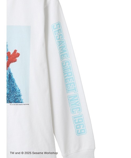 「SESAME STREET」 長袖カットソー MEDIUM ピンク レディース_画像4